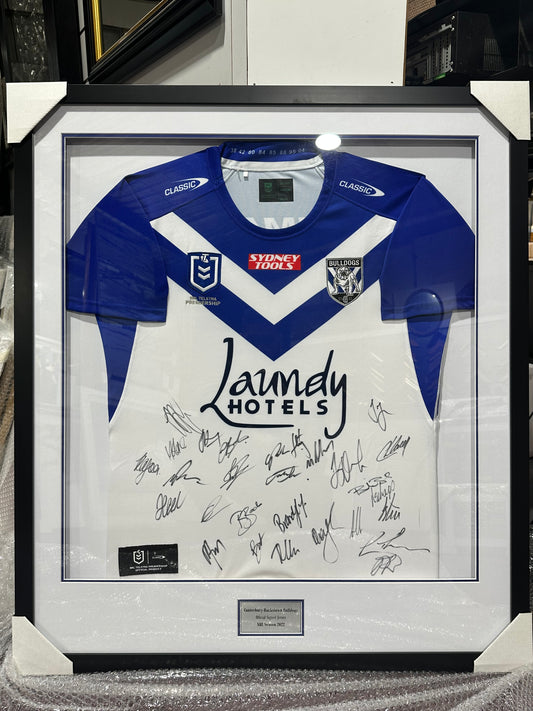 Canterbury-Bankstown Bulldogs NRL Framed Jersey