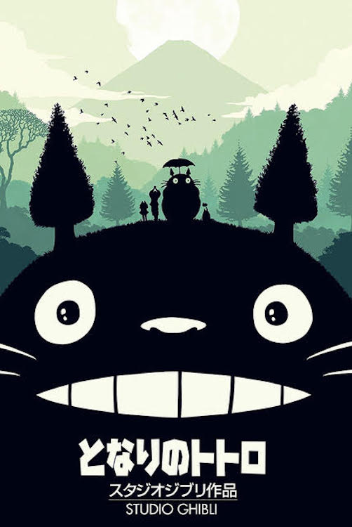 My Neighbor Totoro Shadow Poster