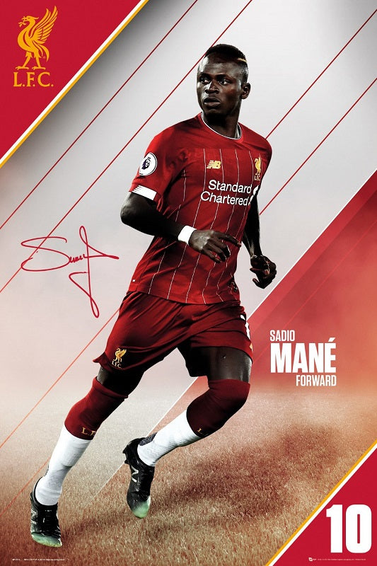 Sadio Mane Liverpool Poster