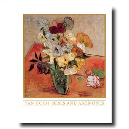 Van Gogh Roses And Anemones Lithograph